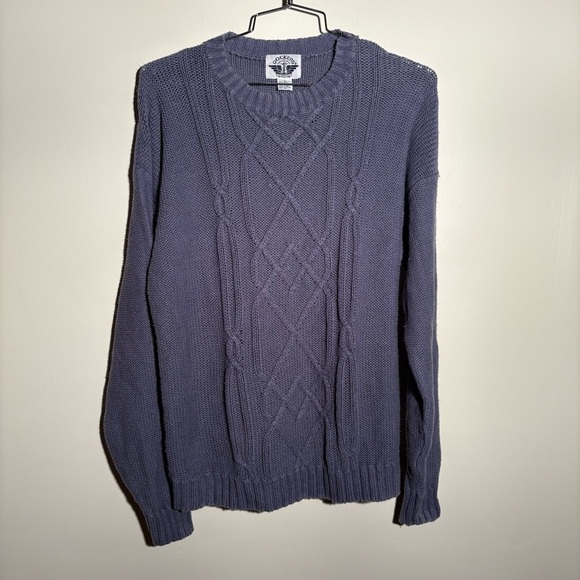 Vintage Dockers Linen/Cotton Cabled Sweater - Picture 1 of 11